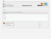 Tablet Screenshot of normateca.chiapas.gob.mx