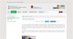 Desktop Screenshot of cecam.chiapas.gob.mx