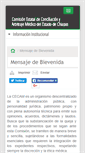 Mobile Screenshot of cecam.chiapas.gob.mx